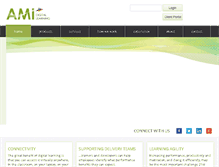 Tablet Screenshot of amilearning.com
